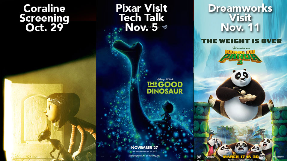 Coraline, Pixar & Dreamworks, Oh My!