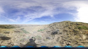 360° Spherical panorama shot in Montana by Drexel Paleontology student Emma Fowler.