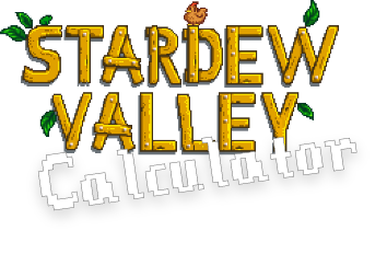 Stardew Valley Calculator