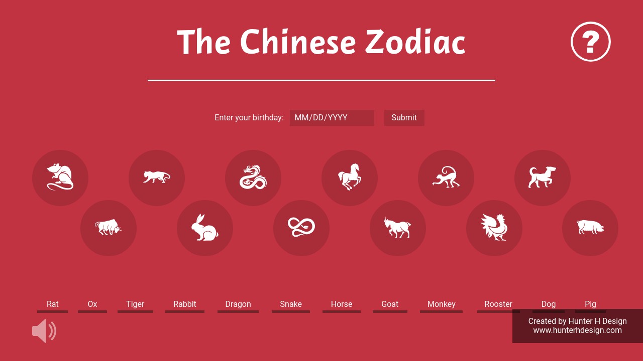 Chinese Zodiac Graphic