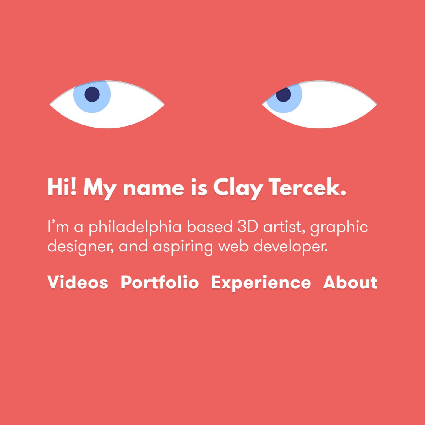 Responsive Portfolio: Clay Trek