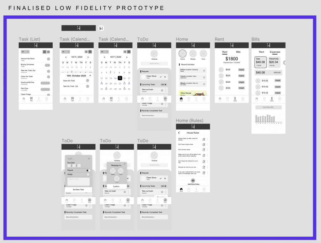 Low Fidelity Prototype